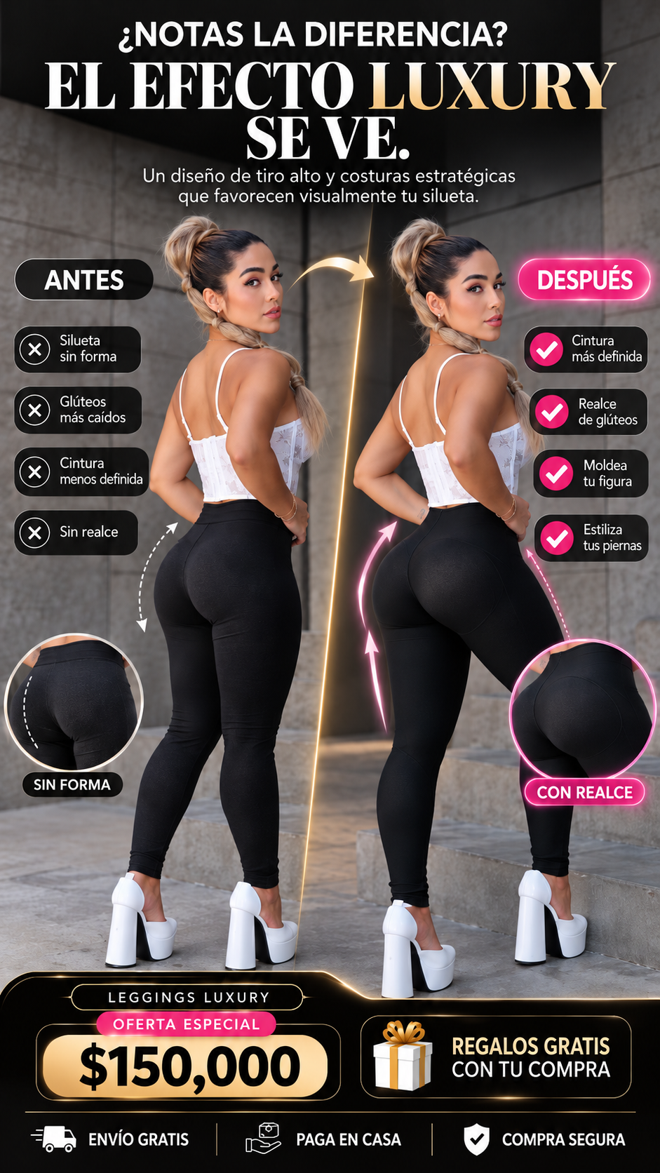 Leggins Luxury Lipo 360 - Bota Tubo. (Copia)