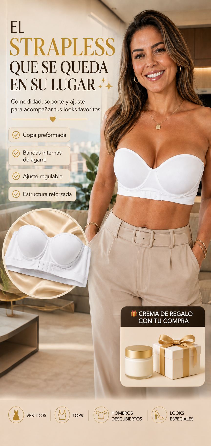 Brasier Strapless