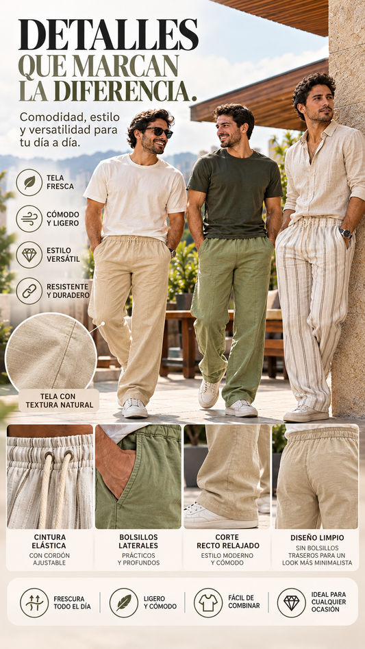 Pantalones Casuales.