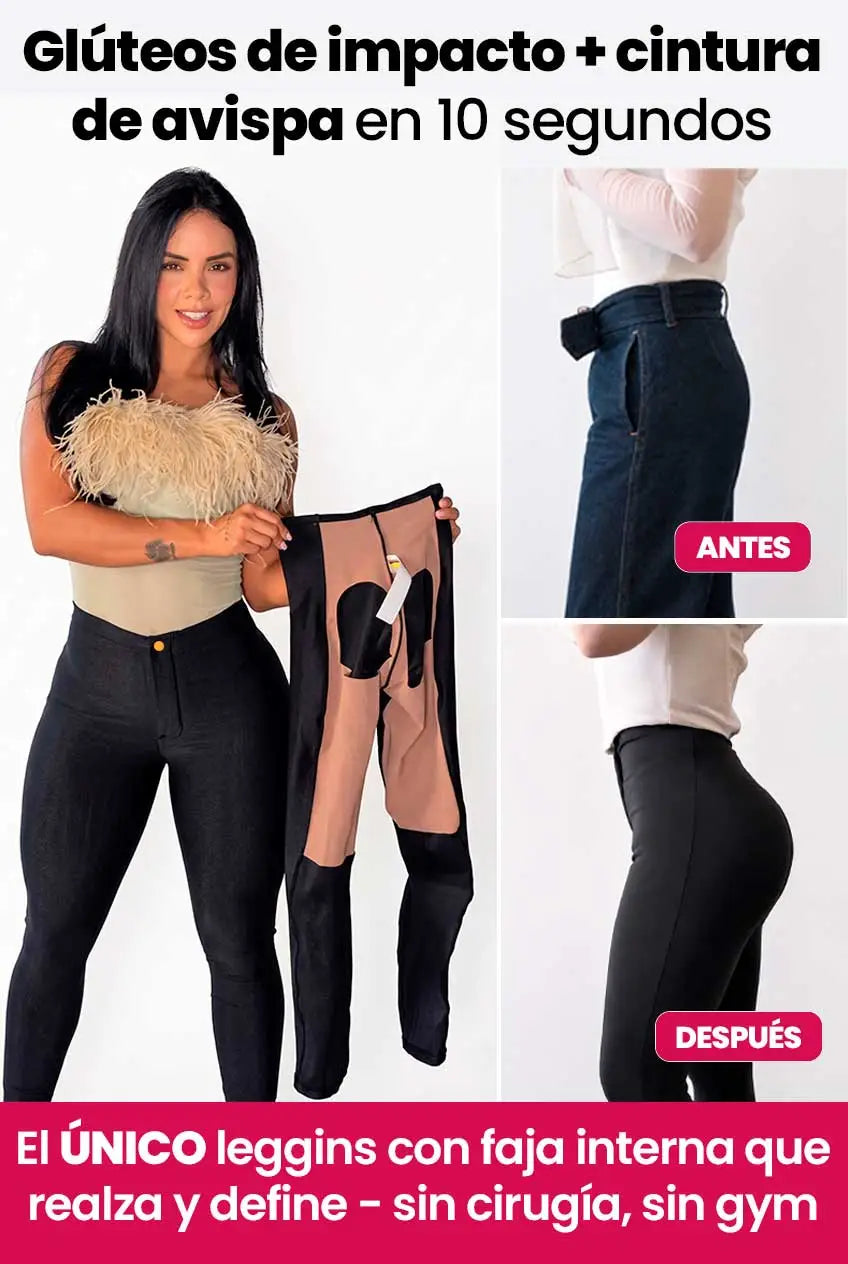 Leggins Reloj de Arena | Bota Tubo