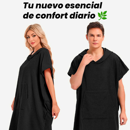 Poncho toalla gruesa de secado rápido